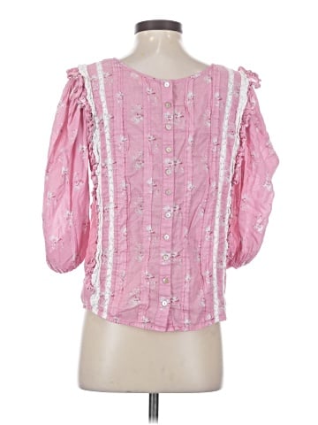 LoveShackFancy 3/4 Sleeve Blouse (view 2)