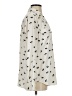 Ann Taylor 100% Polyester Print Ivory Long Sleeve Blouse Size S - photo 4