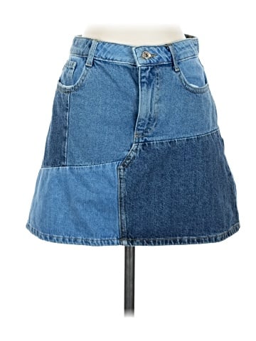 Zara Denim Skirt (view 1)