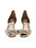 Badgley Mischka 100% Leather Ivory Heels Size 8 - photo 2