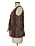 Coldwater Creek 100% Polyester Brown Sleeveless Blouse Size M (petite) - photo 5
