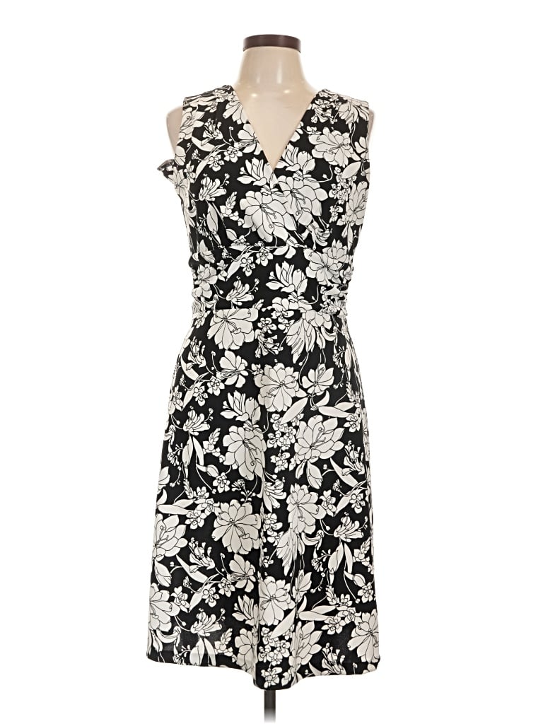 Pre-owned Ak Anne Klein Cocktail Dress In Black