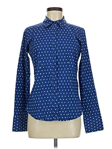 Fair Indigo Long Sleeve Blouse (view 1)