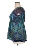 Unity World Wear 100% Polyester Teal Short Sleeve Blouse Size XL - photo 5