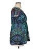 Unity World Wear 100% Polyester Teal Short Sleeve Blouse Size XL - photo 4
