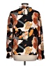 Unbranded Floral Orange Long Sleeve Blouse Size L - photo 2