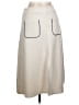 Unbranded Solid Ivory Casual Skirt Size L - photo 2