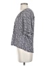 Faherty Gray Short Sleeve Blouse Size XS - photo 5