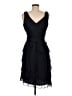 Patra 100% Polyester Black Cocktail Dress Size 8 - photo 2