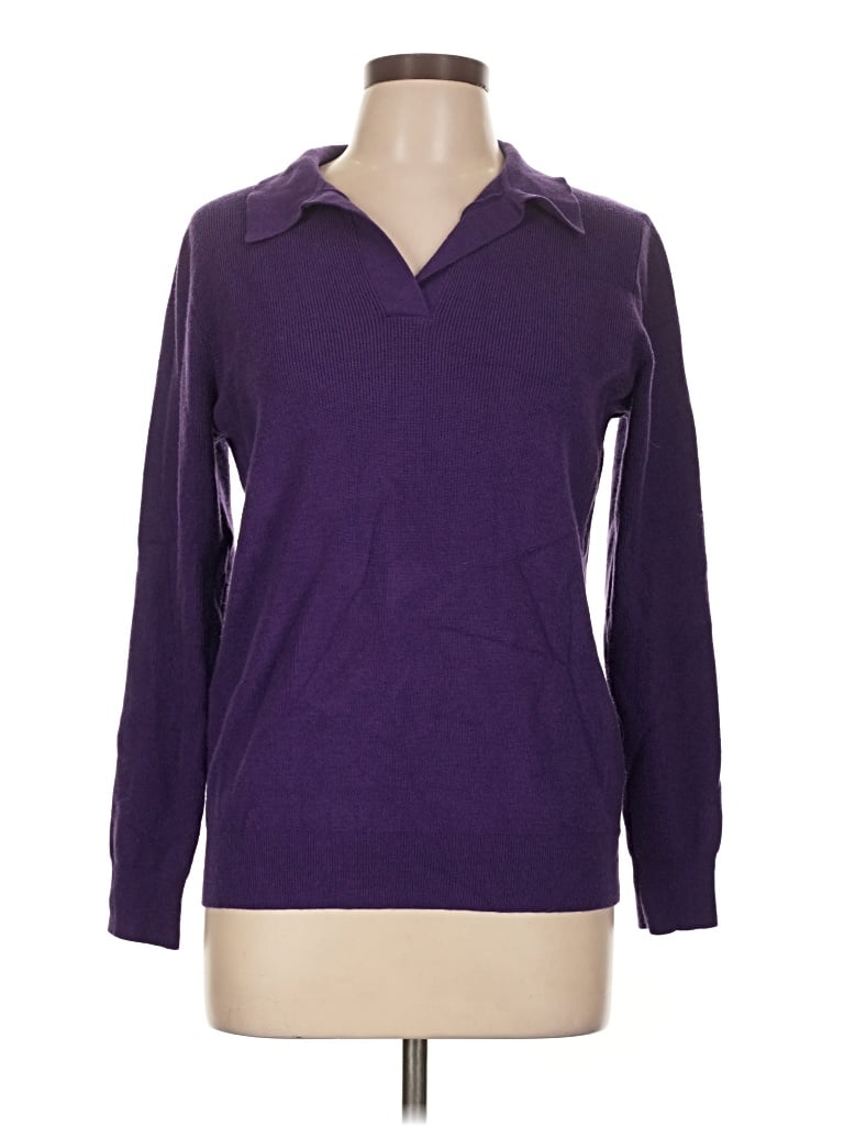 Pre-owned Assorted Brands Pullover Sweater In Purple