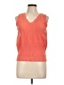 Dialogue Orange Sleeveless T-Shirt Size L - photo 1