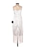 Lulus Metallic Silver Cocktail Dress Size S - photo 2