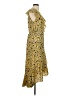 Max Studio Print Yellow Casual Dress Size S - photo 4