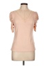 Main Strip Tan Short Sleeve Turtleneck Size L - photo 1