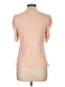 Main Strip Tan Short Sleeve Turtleneck Size L - photo 2