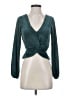 Minkpink Teal Long Sleeve Blouse Size XS - photo 1