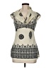 Assorted Brands Ivory Sleeveless Blouse Size M - photo 1