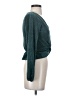 Minkpink Teal Long Sleeve Blouse Size XS - photo 4