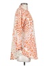 CAbi 100% Polyester Orange 3/4 Sleeve Blouse Size XXS - photo 4