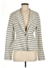 Caslon 100% Cotton Stripes Gray Blazer Size M - photo 1