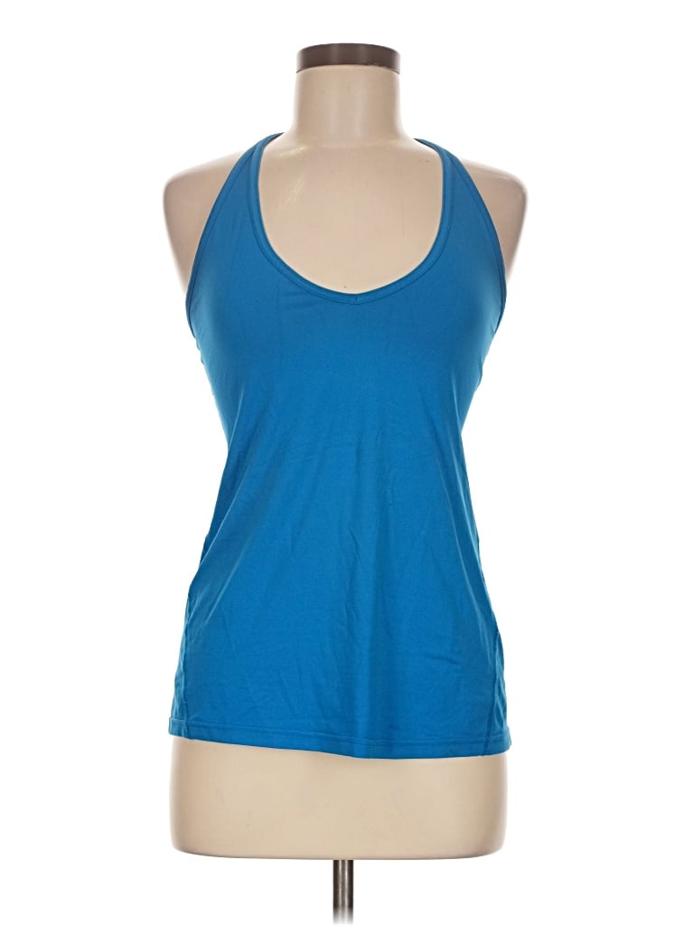 Pre-owned Lululemon Athletica Active Tank Top In Blue