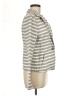 Caslon 100% Cotton Stripes Gray Blazer Size M - photo 4