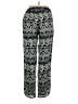 Tolani Print Black Casual Pants Size M - photo 2