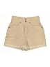 Brooks 100% Cotton Solid Tan Khaki Shorts Size 28 waist (estimated) - photo 1