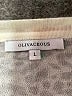 Olivaceous Animal Print Silver Ivory Pullover Sweater Size L - photo 7