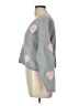 No Comment Hearts Gray Pullover Sweater Size L - photo 5