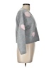 No Comment Hearts Gray Pullover Sweater Size L - photo 4