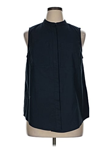 MICHAEL Michael Kors Sleeveless Button-Down Shirt (view 1)