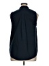 MICHAEL Michael Kors Blue Sleeveless Button-Down Shirt Size 0X - photo 2