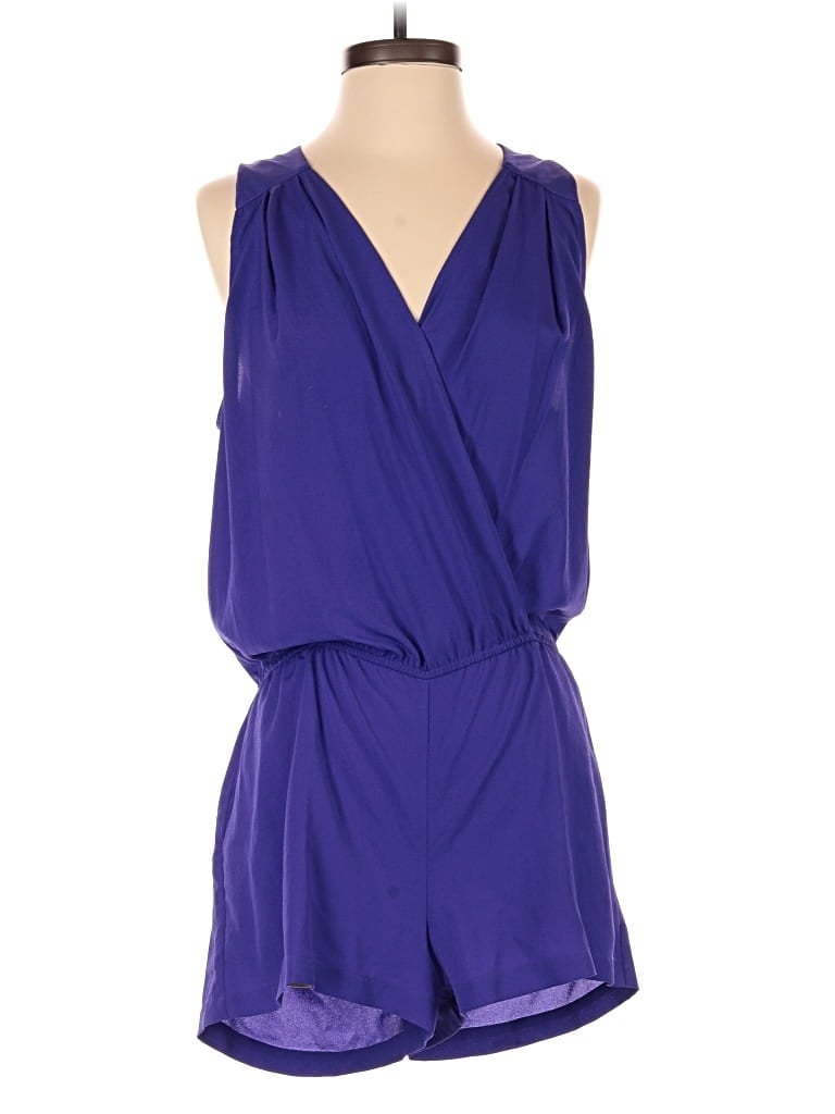 Pre-owned Bcbgmaxazria Romper In Blue