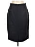Theory Solid Black Wool Skirt Size 10 - photo 2