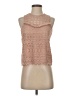 H&M 100% Polyester Tan Sleeveless Blouse Size 2 - photo 1