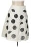 Etcetera Polka Dots Ivory Casual Skirt Size 10 - photo 1