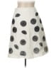 Etcetera Polka Dots Ivory Casual Skirt Size 10 - photo 2