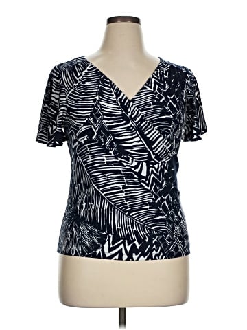 Chaps Short Sleeve Blouse (view 1)