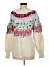 Time and Tru Chevron-herringbone Ivory Pullover Sweater Size S - photo 2