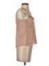 H&M 100% Polyester Tan Sleeveless Blouse Size 2 - photo 4