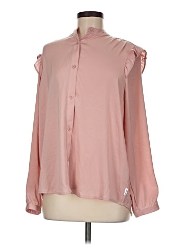 CALVIN KLEIN JEANS Long Sleeve Blouse (view 1)