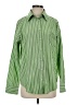 Staccato Stripes Green Long Sleeve Blouse Size S - photo 1