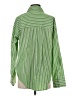 Staccato Stripes Green Long Sleeve Blouse Size S - photo 2