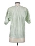 St. John Green Short Sleeve Blouse Size S - photo 2