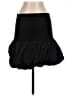 Partimento Solid Black Casual Skirt Size S - photo 1