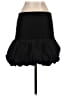 Partimento Solid Black Casual Skirt Size S - photo 2