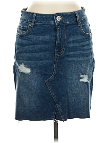 Maurices Denim Skirt (view 1)