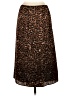 DR2 100% Polyester Animal Print Brown Casual Skirt Size S - photo 2