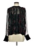 J.Crew 100% Cupro Black Long Sleeve Blouse Size 6 - photo 1